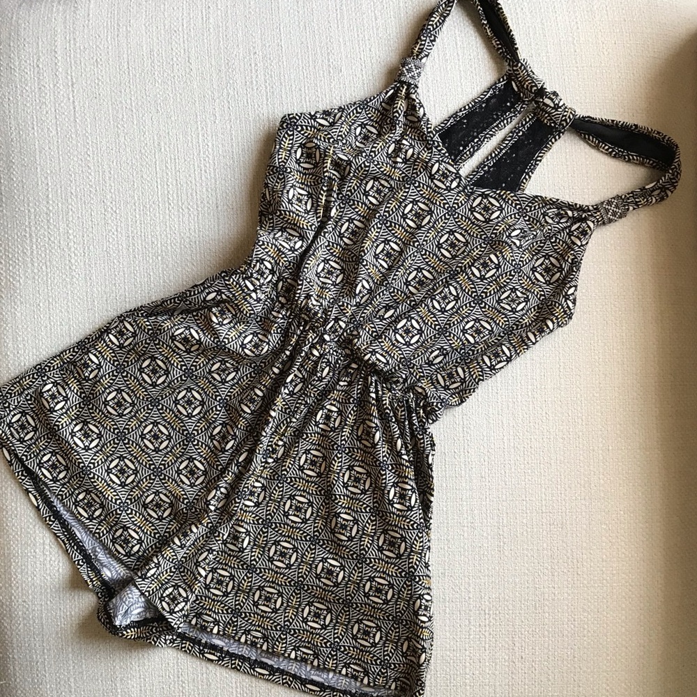 New Romper with Pockets and Keyhole Racerback